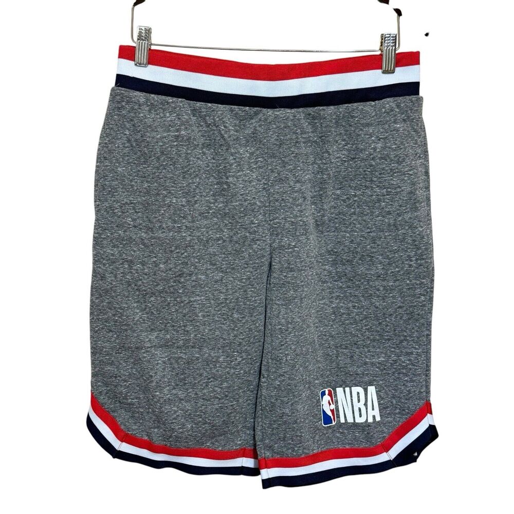 NBA Shorts Men's Gray Cotton Sweat Casual/Active Size Medium Basketball